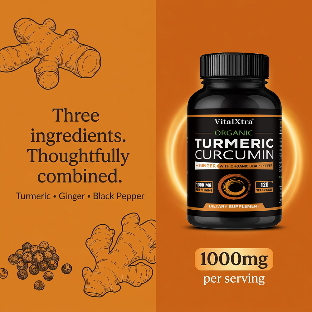 Kurkuma z kurkuminą, czarnym p – Turmeric Curcumin Capsule recenzja i cena